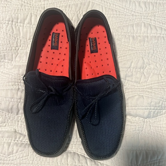 Worn twice swims moccasins blue - Picture 4 of 4